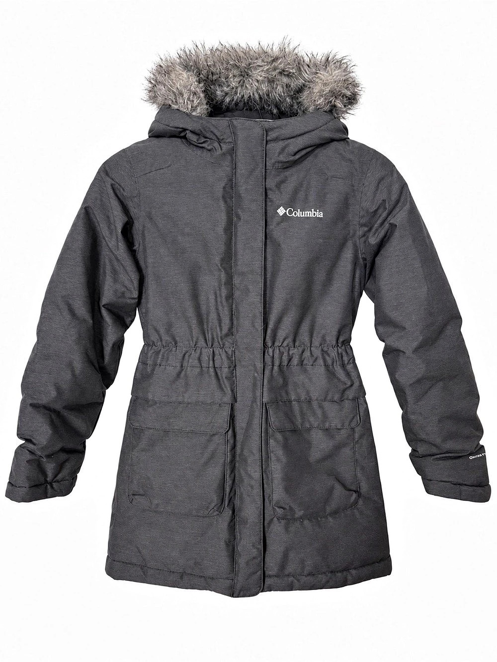 Columbia Girls Nordic Strider Omni-Heat Winter Parka Grey S 7/8